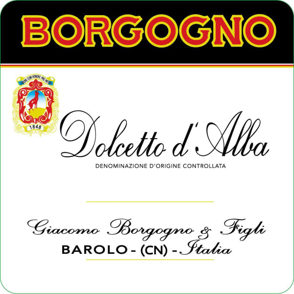 Borgogno Dolcetto D Alba Doc 2023