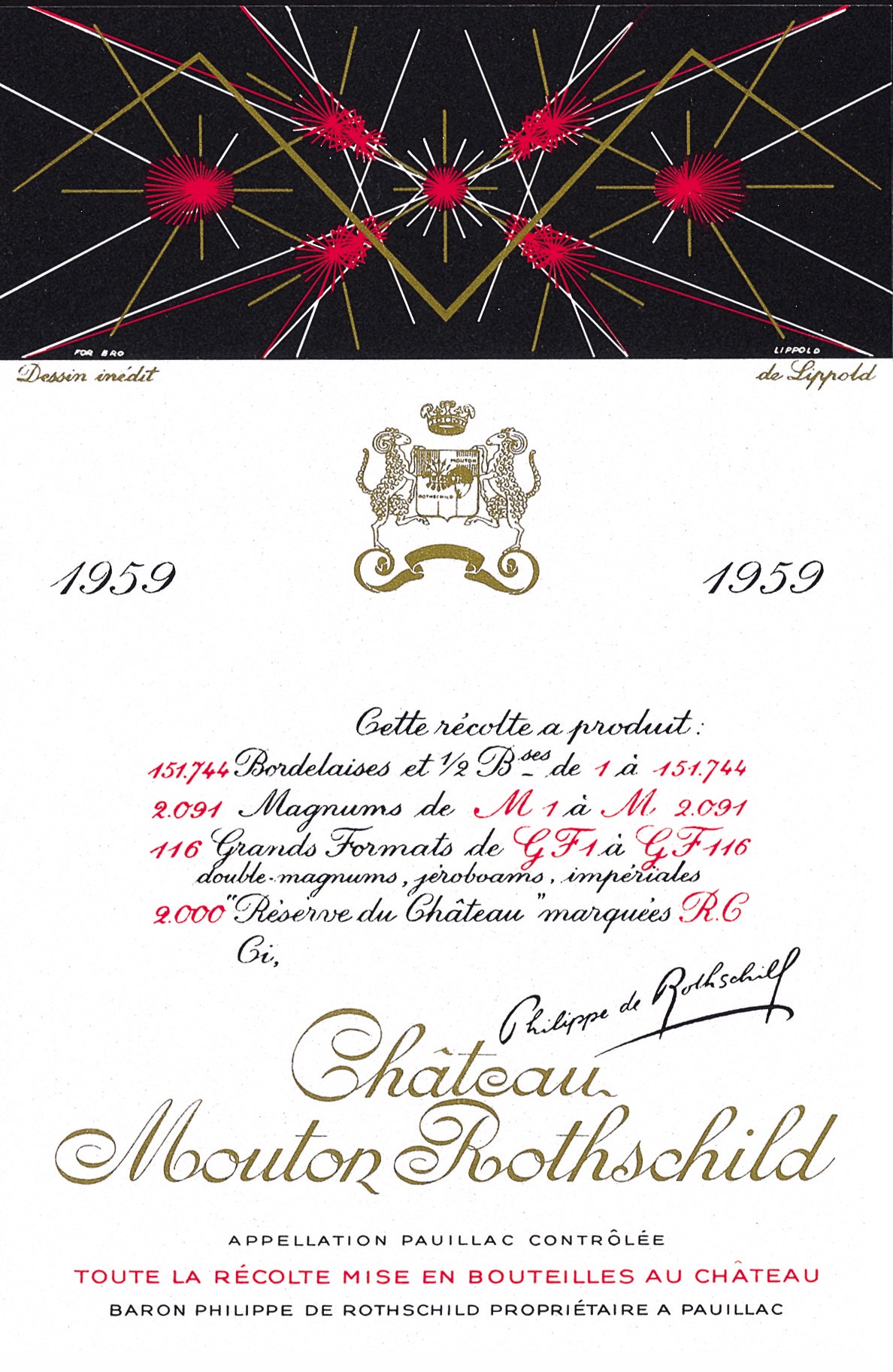Mouton Rothschild  1959