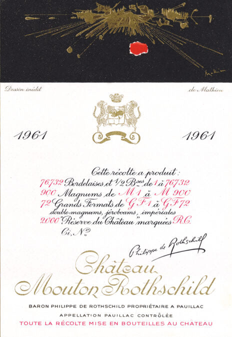 Mouton Rothschild  1961