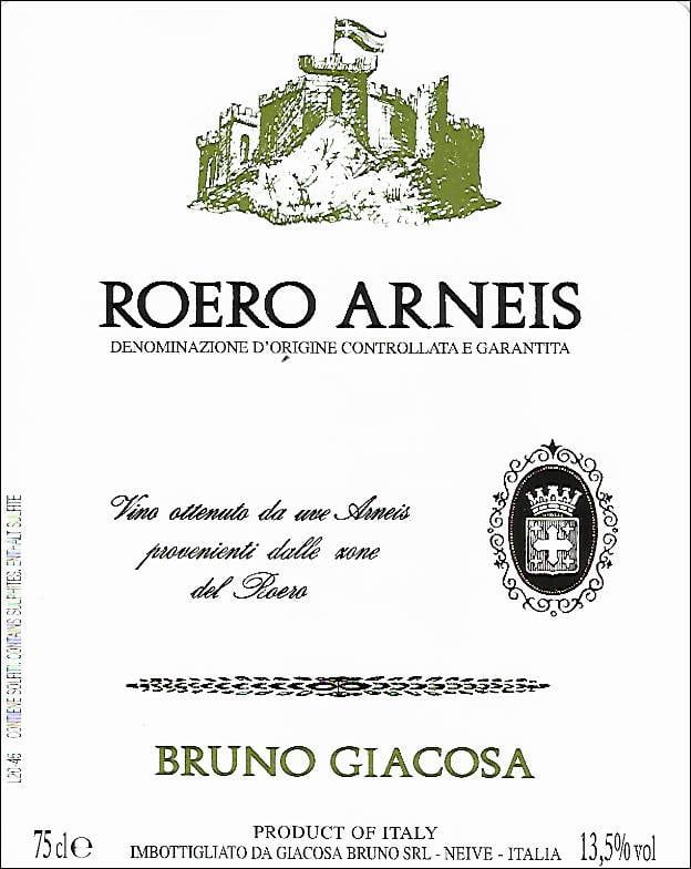 Bruno Giacosa Roero Arneis DOCG Piedmont 2024