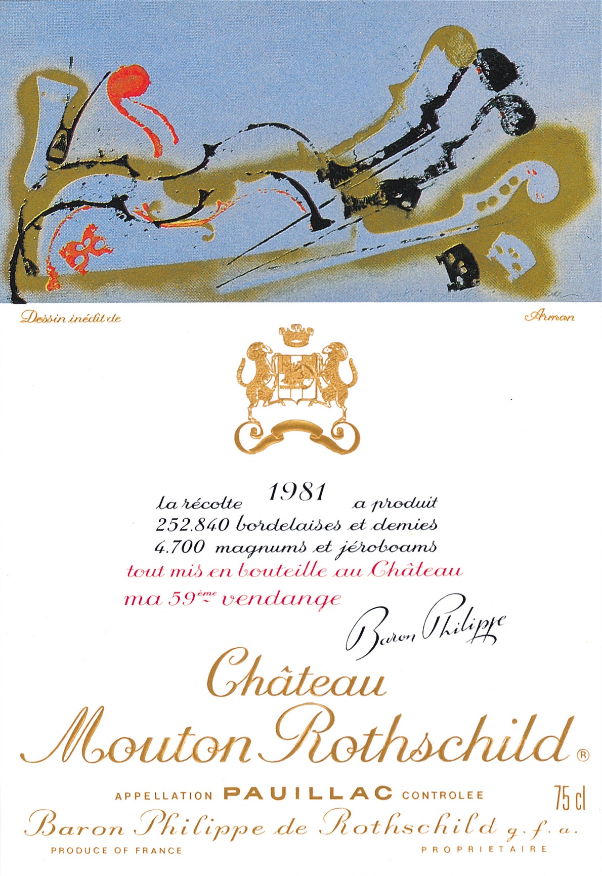 Mouton Rothschild  1981