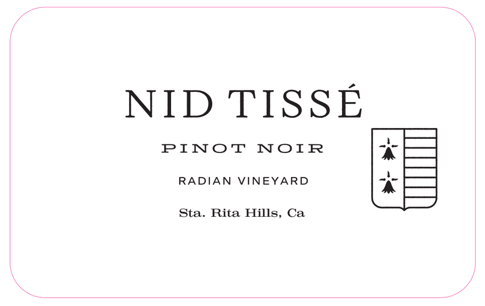 Nid Tissé Radian Pinot Noir Santa Rita Hills 2023