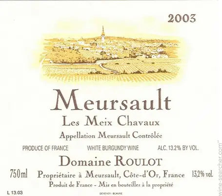 Roulot Meursault Meix Chavaux 1996