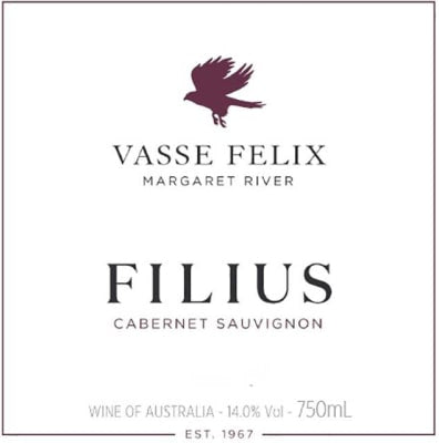 Vasse Felix "Filius" Cabernet Sauvignon Margaret River Western Australia 2023