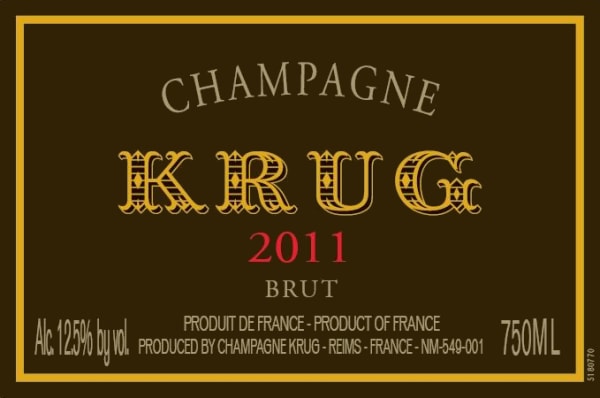Krug Vintage Brut, 2011