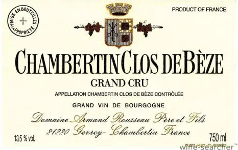 Armand Rousseau Chambertin Clos De Beze 1973