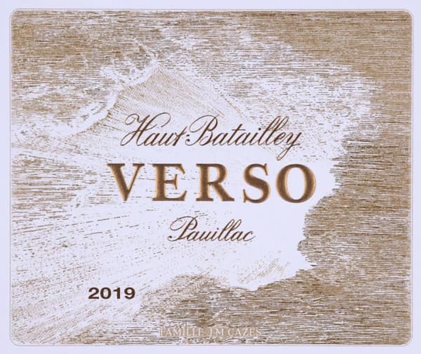 Haut-Batailley ‘Verso’ – 2019 – 750ml